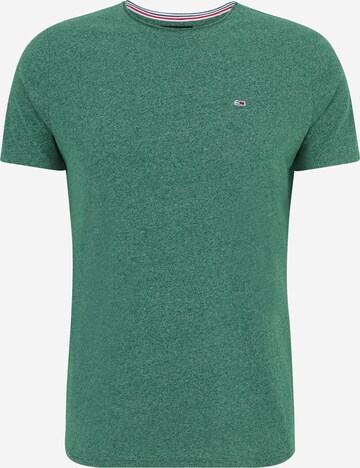 Tommy Jeans Shirt 'Jaspe' in Groen: voorkant