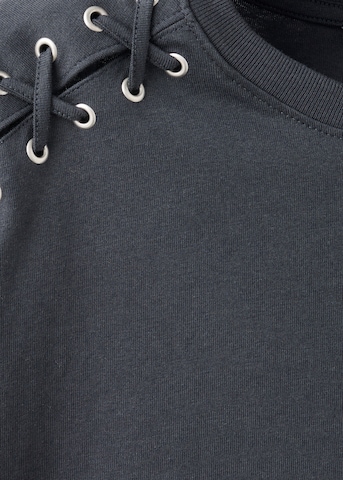 MANGO TEEN Shirt in Grey