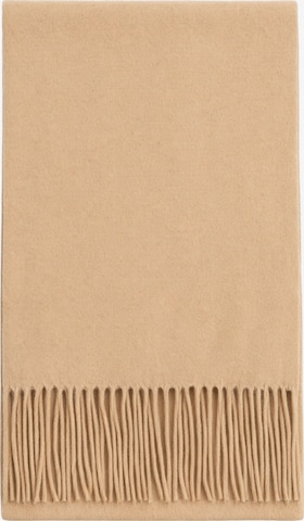 Écharpe 'Unisex Cashmere Fringed Scarf' GOBI Cashmere en beige : devant