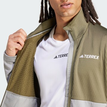 ADIDAS TERREX Funktionele fleece-jas in Grijs