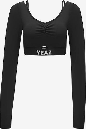 YEAZ Toiminnallinen paita 'Horizon' värissä musta / valkoinen, Tuotenäkymä