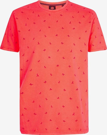 T-Shirt 'Doral' Petrol Industries en rose : devant