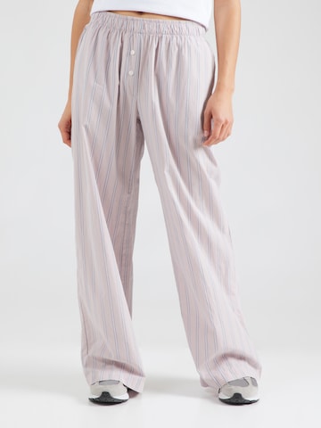 Monki Wide leg Byxa i rosa: framsida