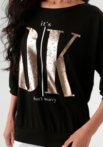 Aniston SELECTED Shirt in Black