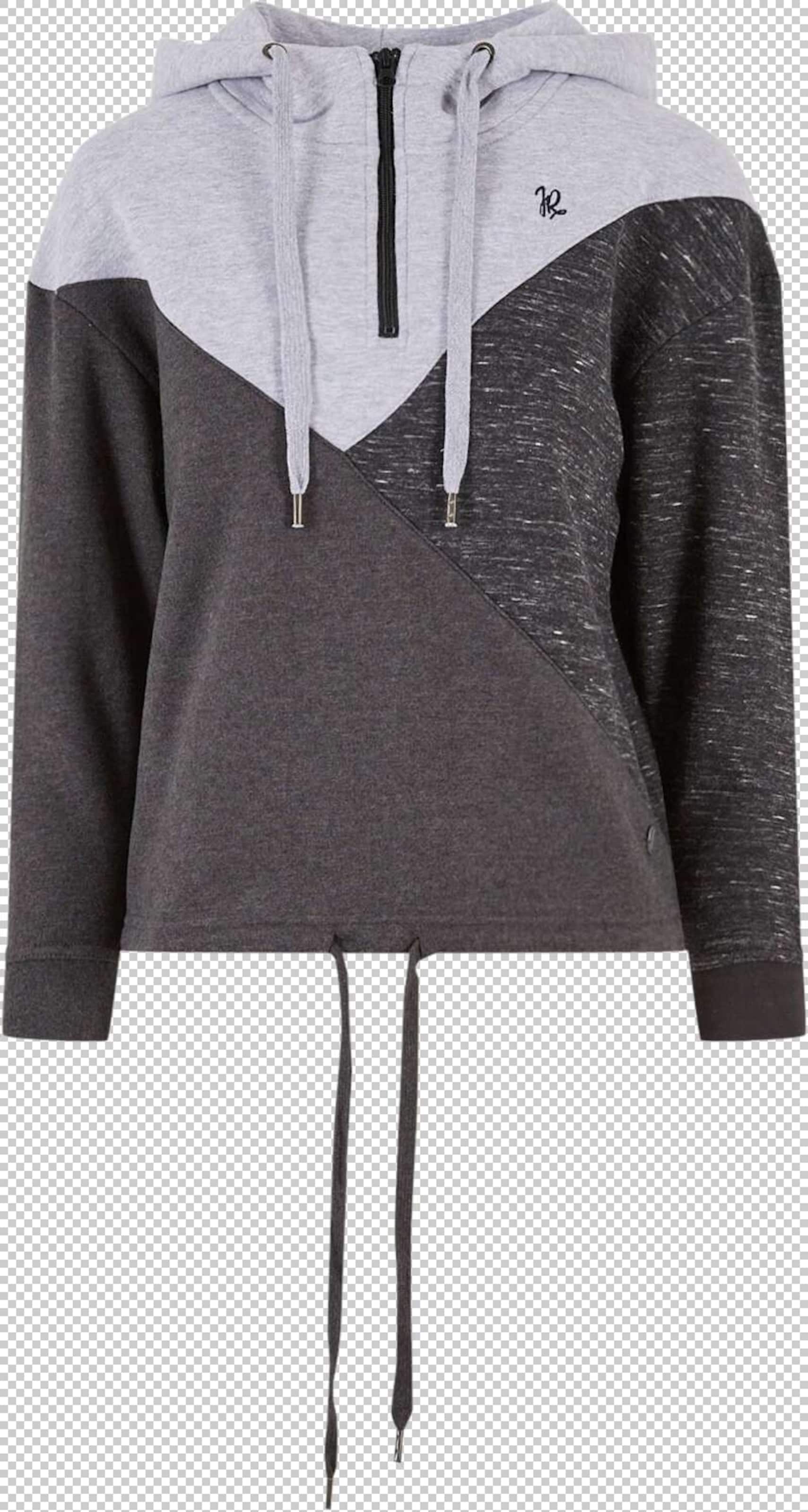 Sweat-shirt 'Sitka' Just Rhyse en gris : devant