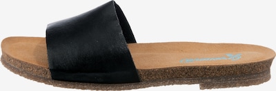 Greenova Pantolette in braun / schwarz, Produktansicht