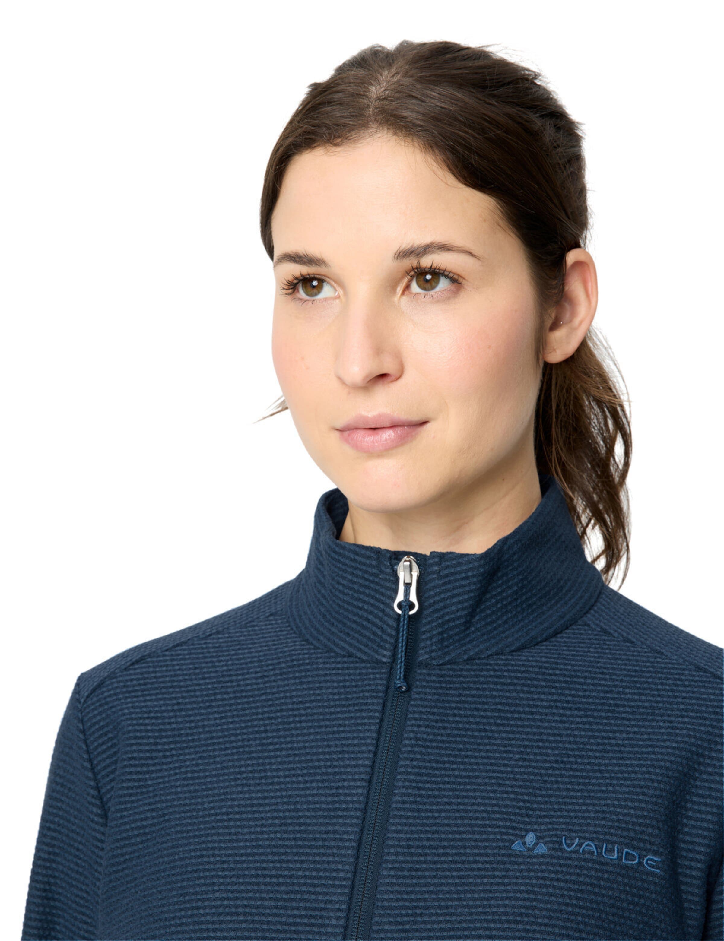 VAUDE Functionele fleece jas 'Strathcona' in Blauw