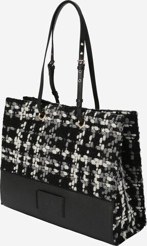 PATRIZIA PEPE - Shopper 'BORSA' em preto: frente