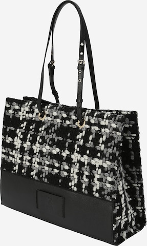 PATRIZIA PEPE - Shopper 'BORSA' en negro: frente