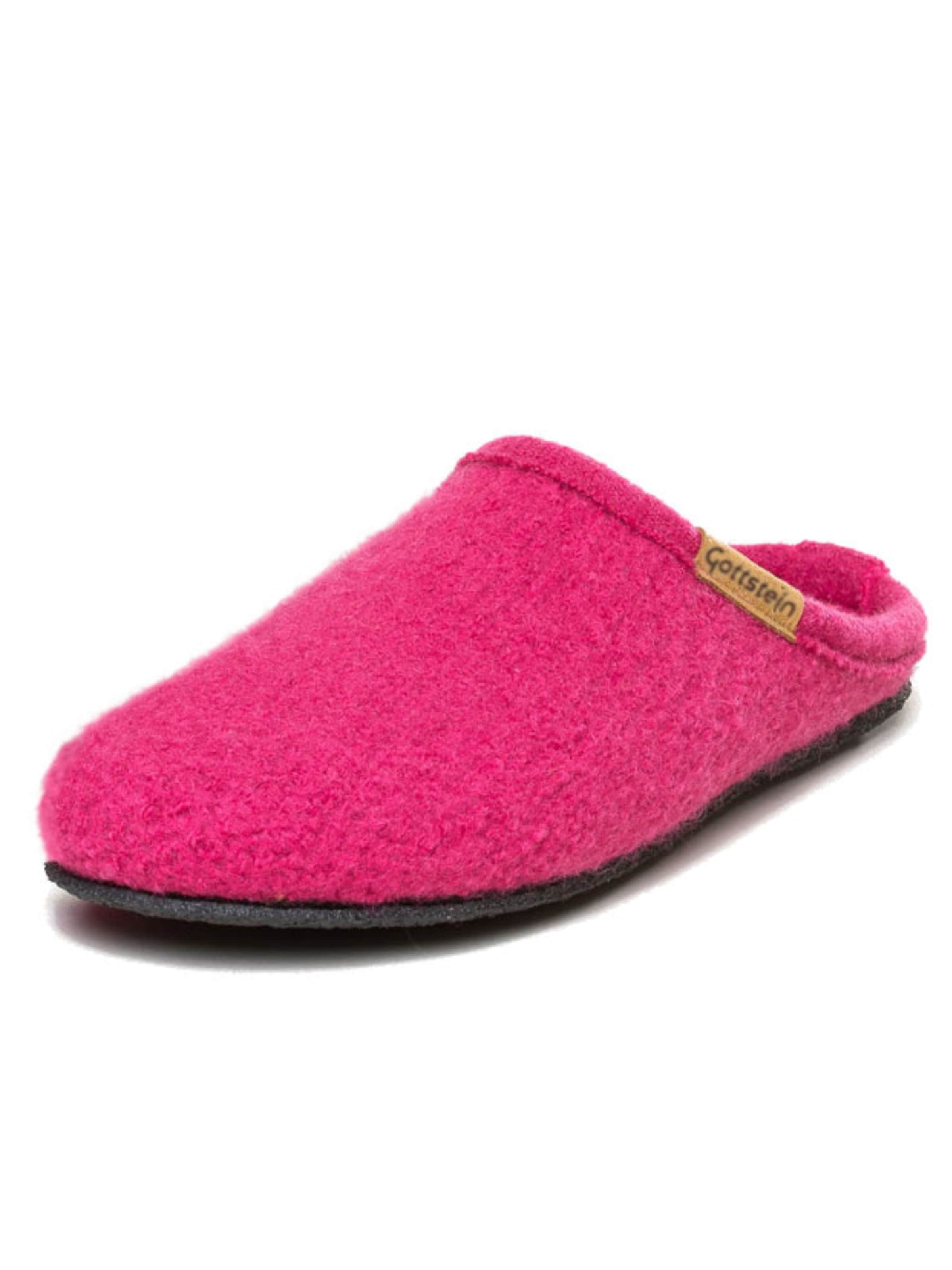Gottstein Hausschuh 'Walkpantoffel Alpine Light'‌‌‌‌‌‌‌ in Pink: Vorderseite