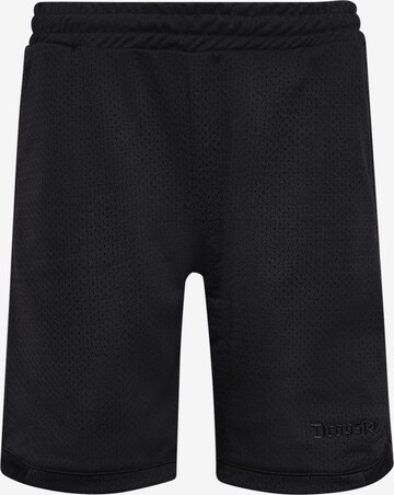 Dropsize Loose fit Pants in Black: front