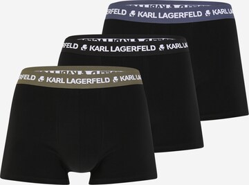 Boxer di Karl Lagerfeld in nero: frontale