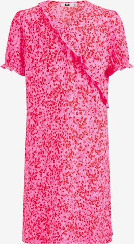 Robe WE Fashion en rose : devant