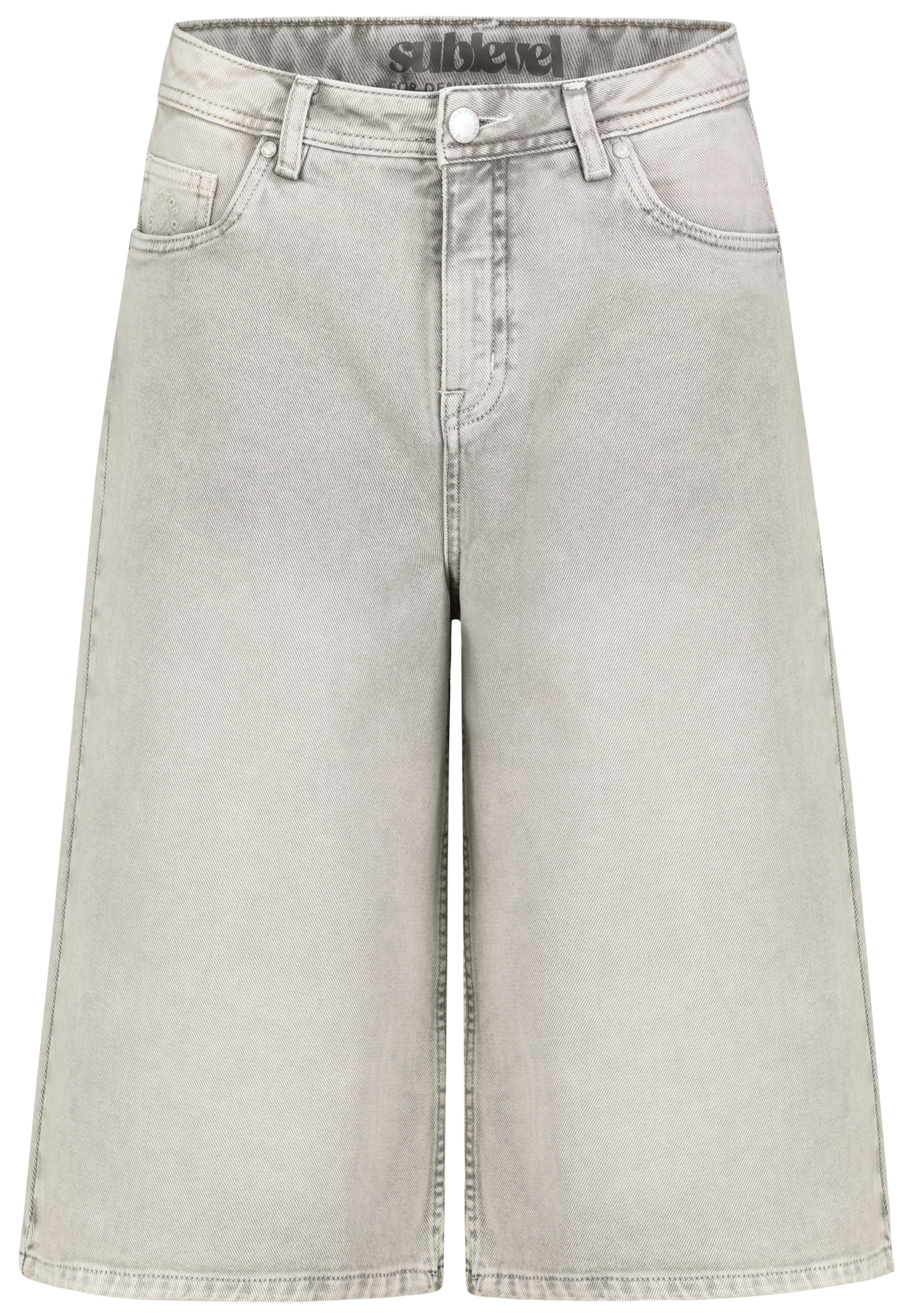 Sublevel Shorts in Grau: Vorderseite