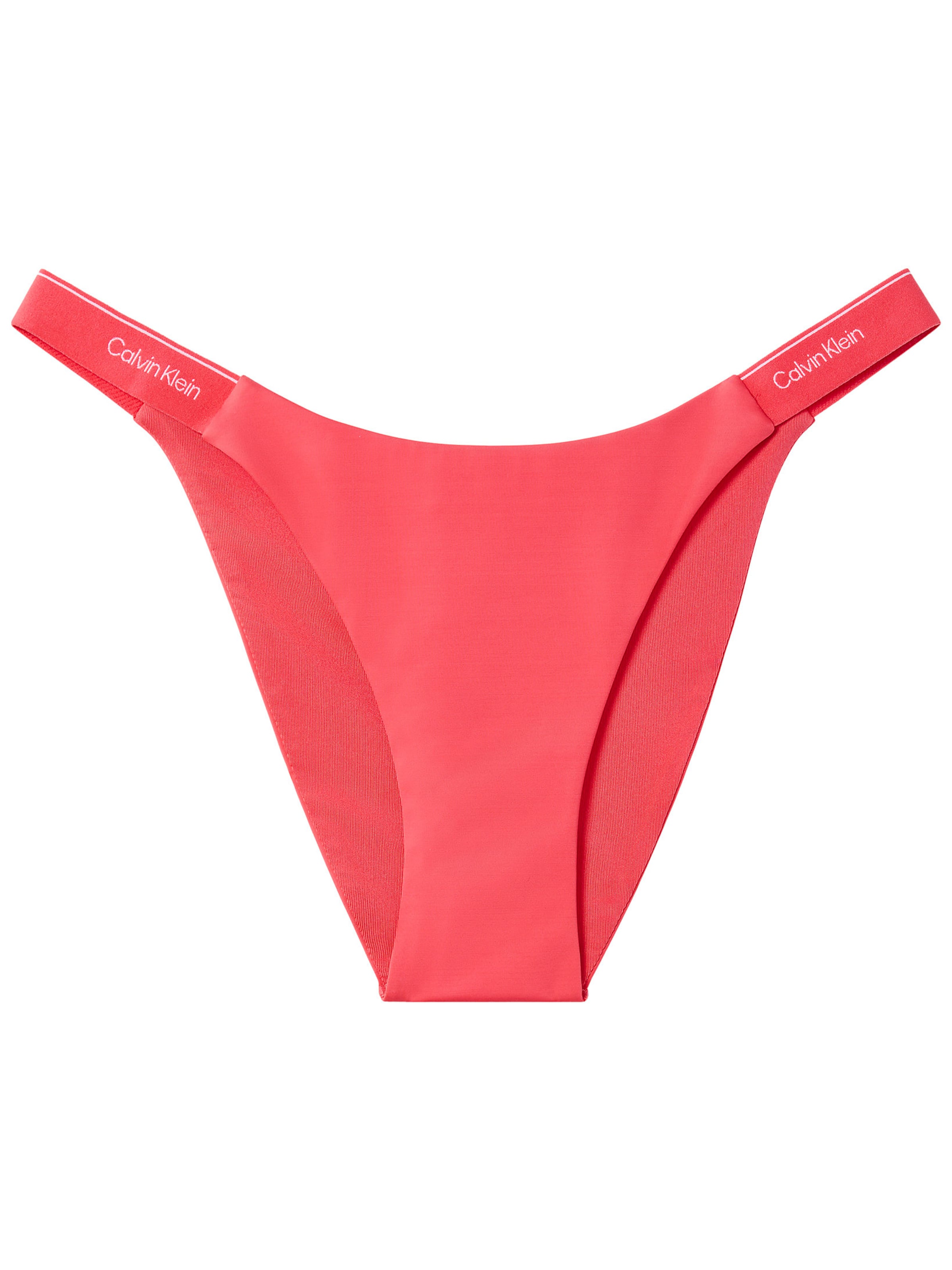 Calvin Klein Swimwear Bikinibroek in Rood: voorkant