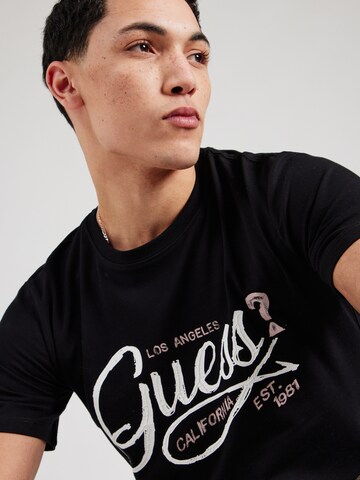 T-Shirt GUESS en noir