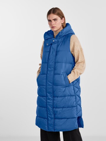 Y.A.S Bodywarmer 'Liro' in Blauw: voorkant