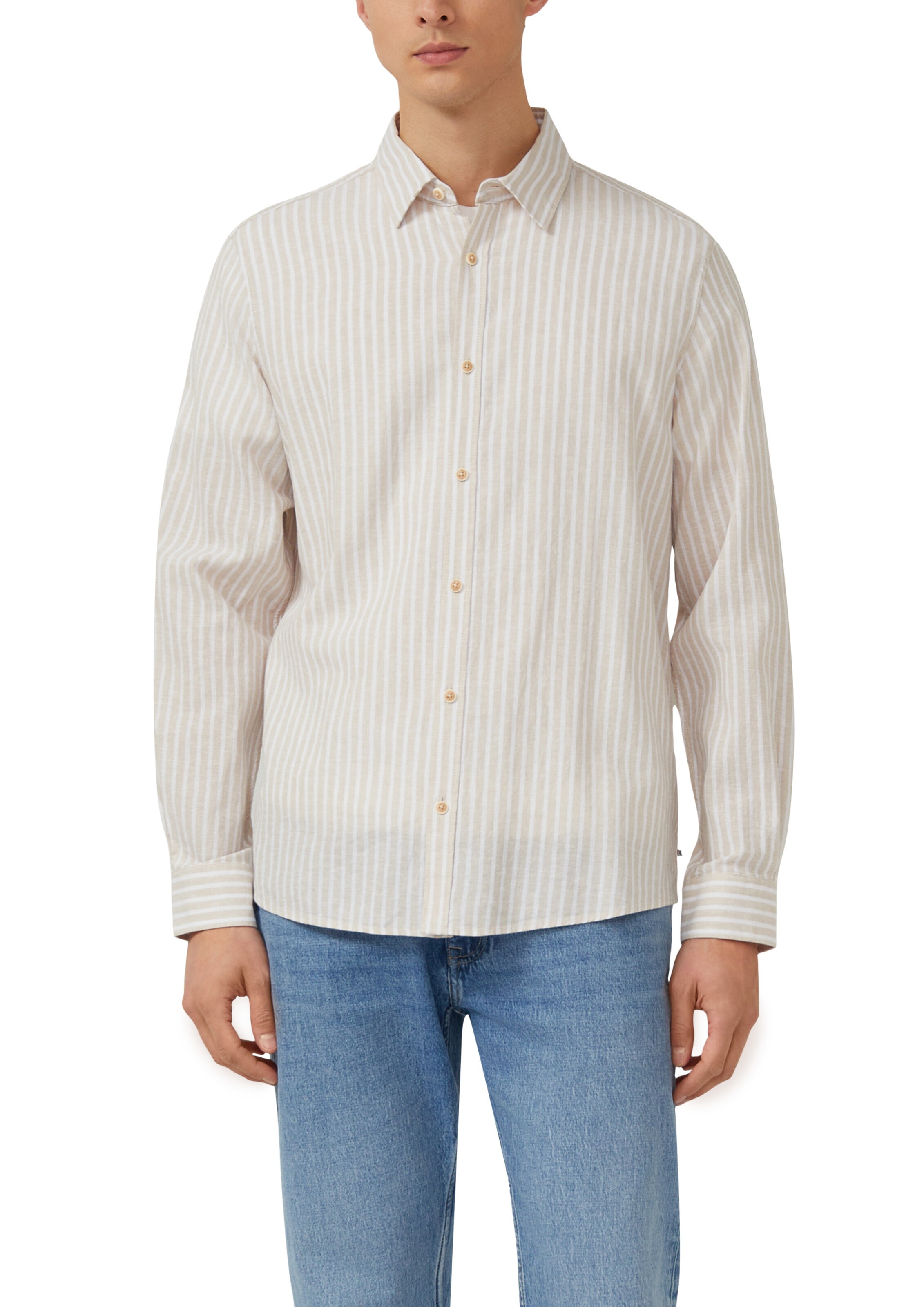 s.Oliver Regular Fit Hemd in Beige