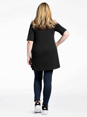 Yoek Tunic ' COTTON ' in Black