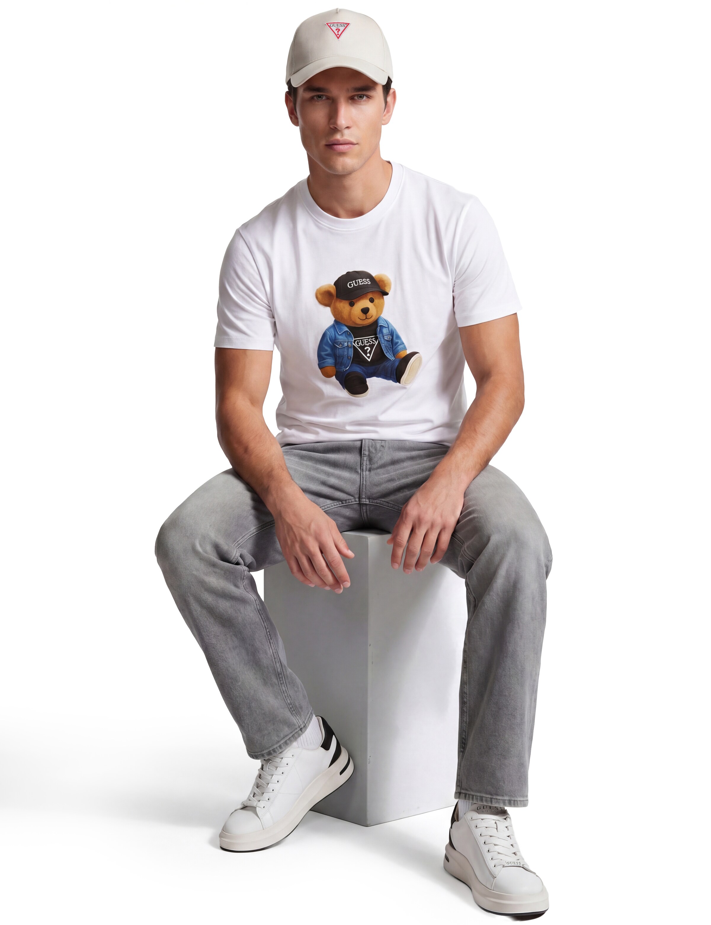 balts GUESS T-Krekls