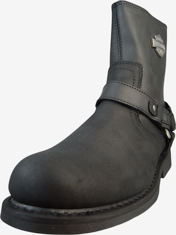 Bottes Harley Davidson en noir : devant