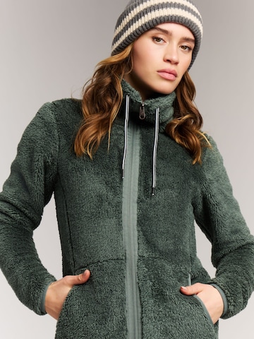 PROTEST Fleece jas 'RIRI' in Groen