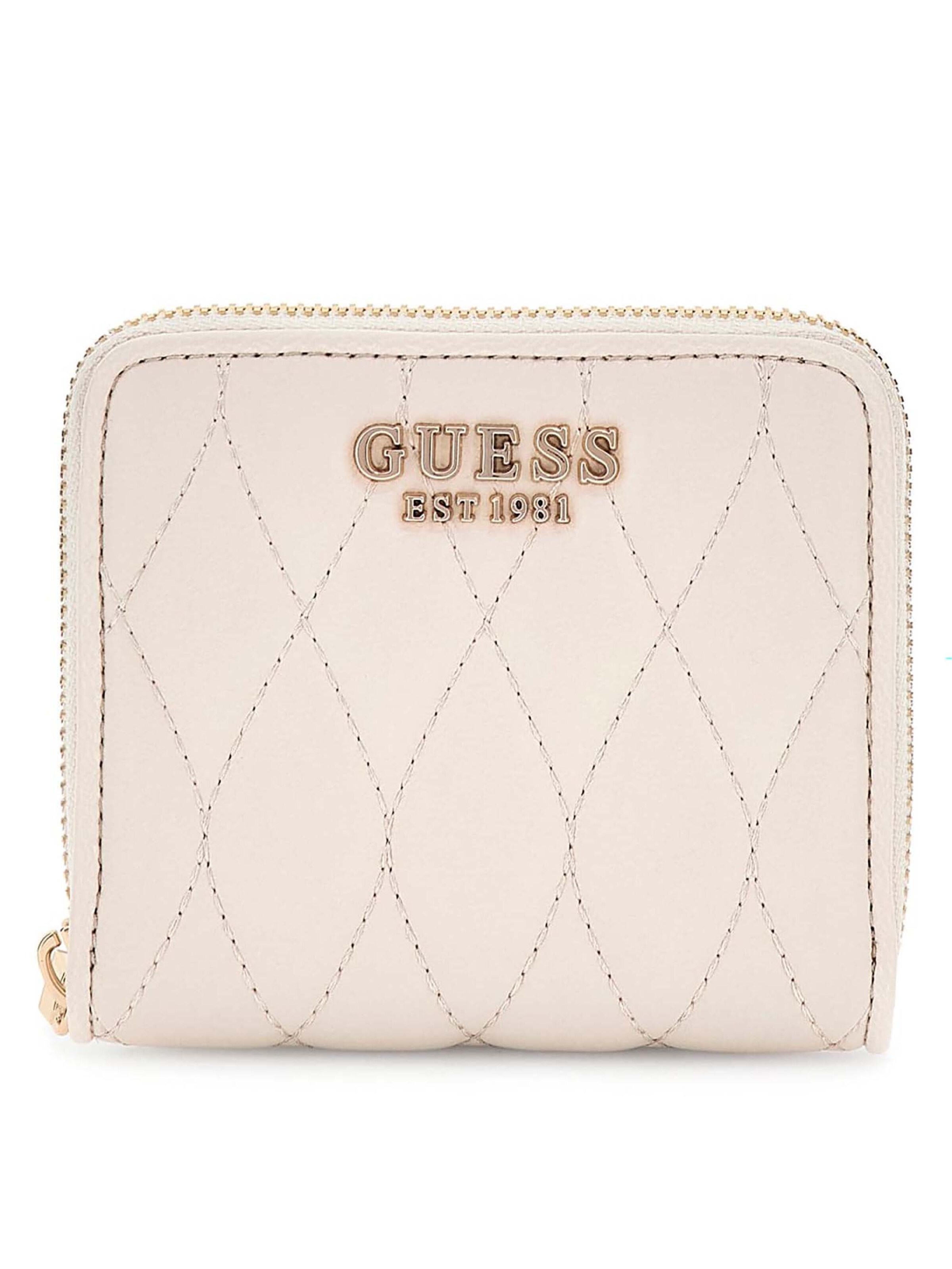 Porte-monnaies 'Valla Slg' GUESS en blanc : devant