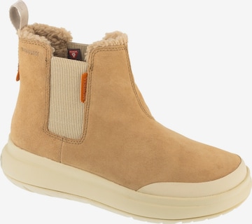 MERRELL Boots 'Marquette Thermo Pull On WP' in Beige: front