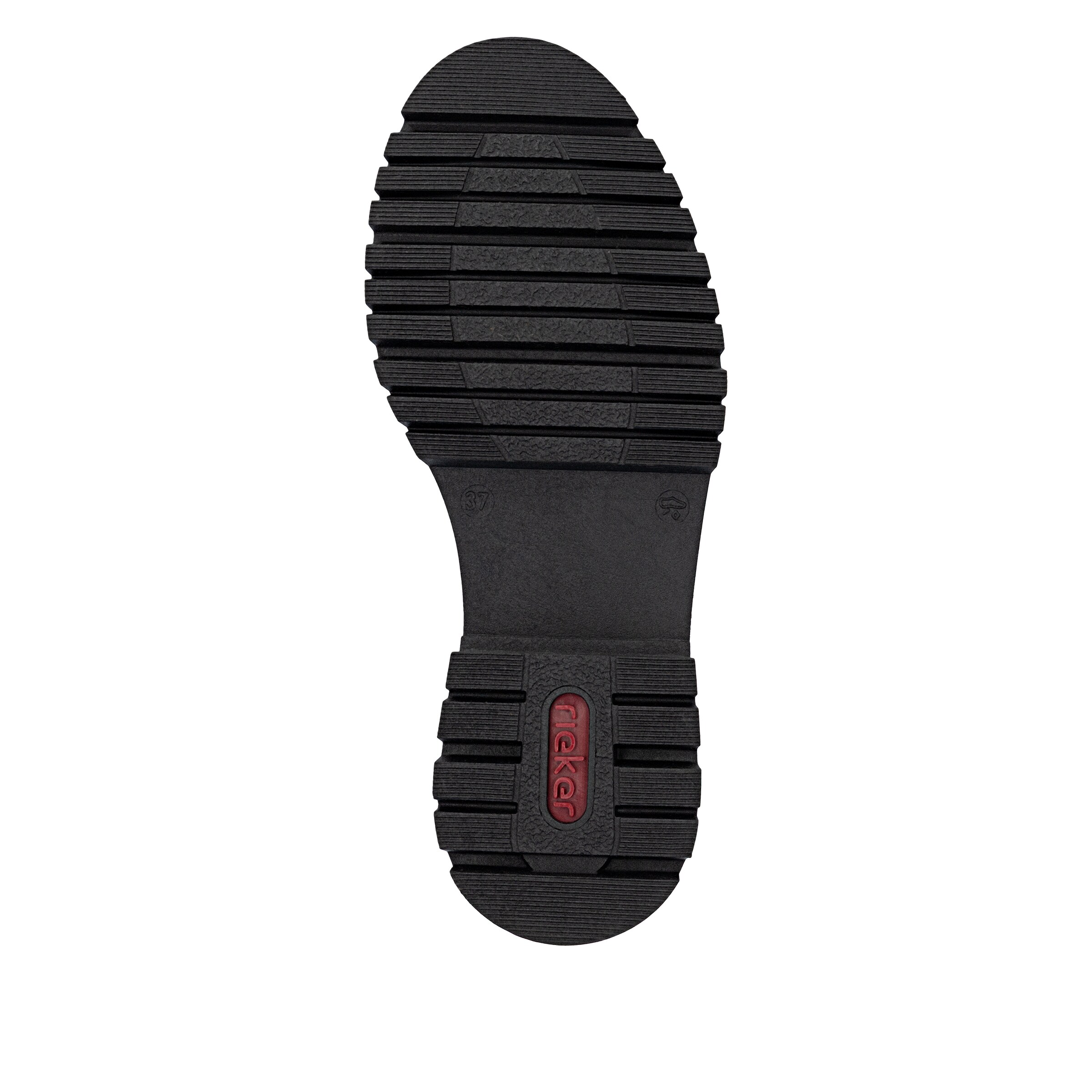 Chaussure basse Rieker en rouge