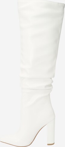 Misspap Kozaki w kolorze biały