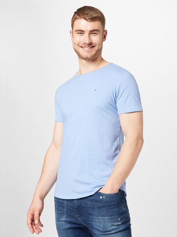 Tommy Jeans Shirt 'JASPE' in Blue: front