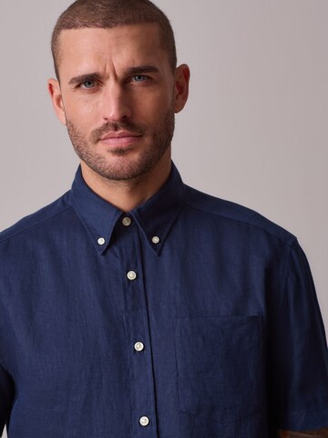 Next Regular Fit Hemd in Blau