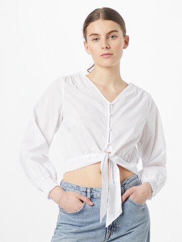 Camicia da donna 'Jill' di ABOUT YOU in bianco: frontale