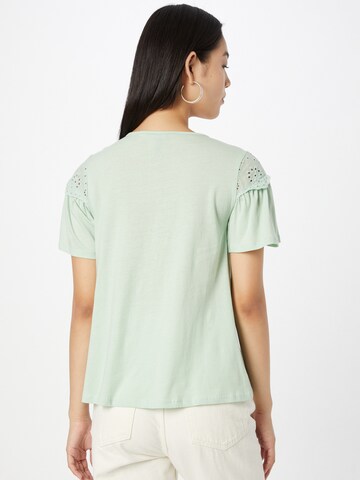 Camicia da donna 'BRODERIE YOKE' di NEW LOOK in verde