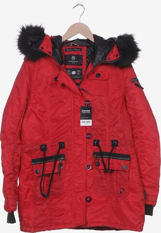MARIKOO Jacket & Coat in XXL in Red: front