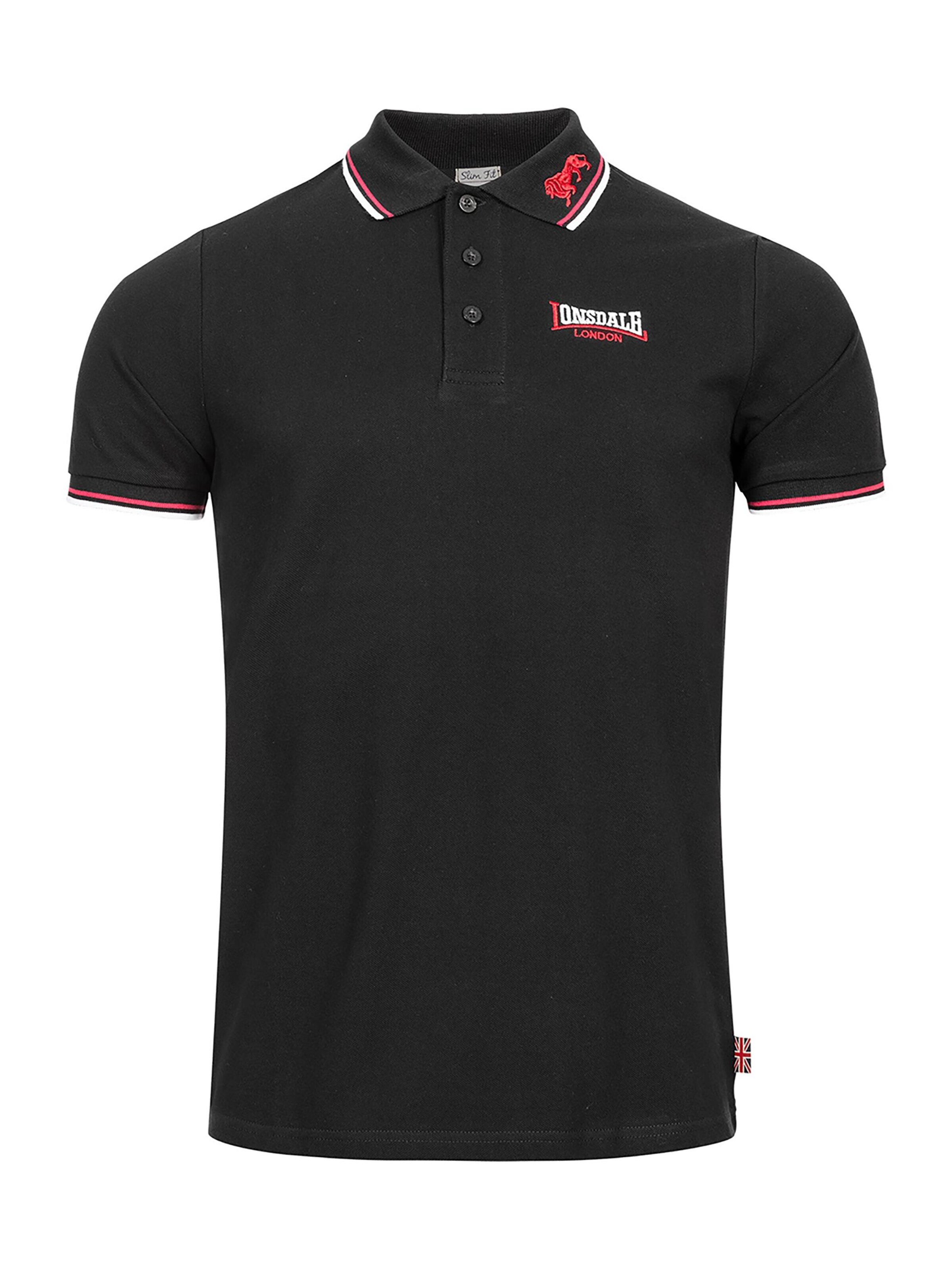 LONSDALE Shirt‌‌‌‌ in Schwarz: Vorderseite