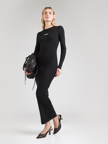 Robes en maille 'FLAMINIA' GUESS en noir : devant