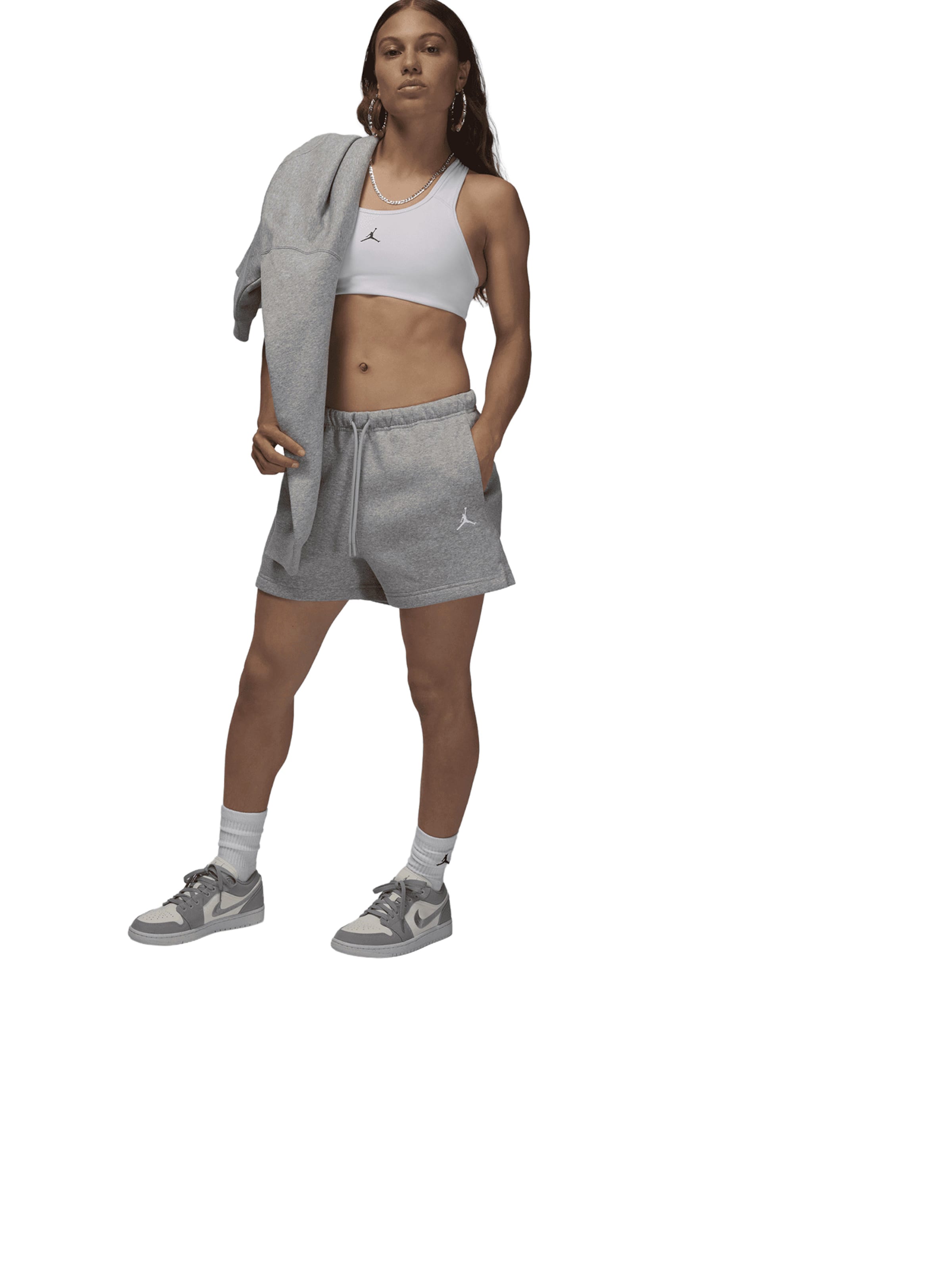 Jordan Regular Broek in Grijs: voorkant