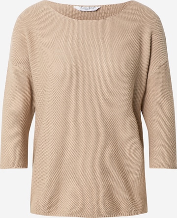 ZABAIONE Pullover 'Gwen' in Beige: predná strana