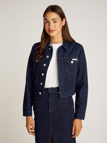 Calvin Klein Jeans Демисезонная куртка в Синий: спереди