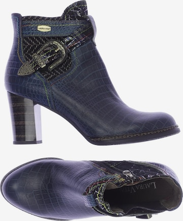 Laura Vita Dress Boots in 40 in Blue: front