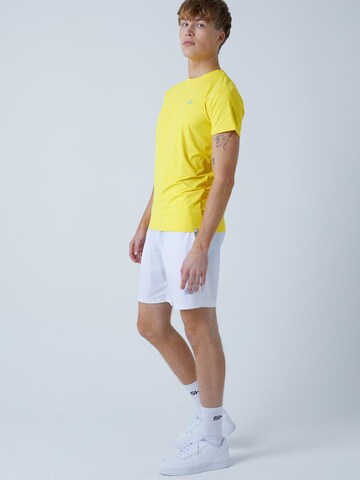 SPORTKIND Performance shirt 'Rundhals' in Yellow
