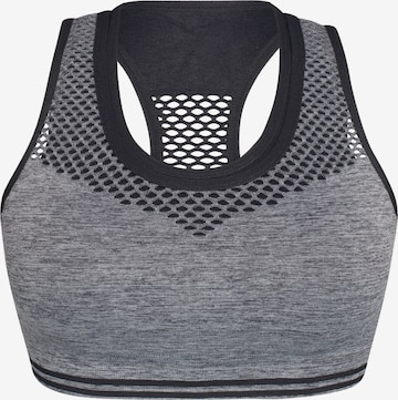 sassa Bustier Sport-BH in Grau: predná strana