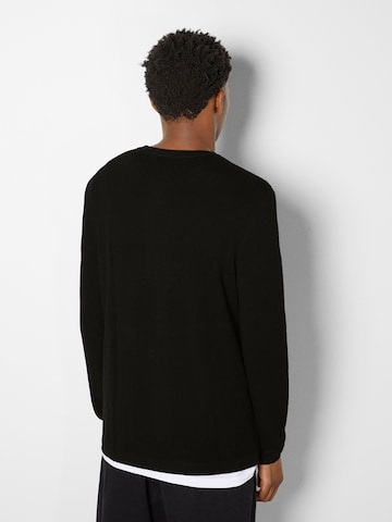 Pull-over Bershka en noir