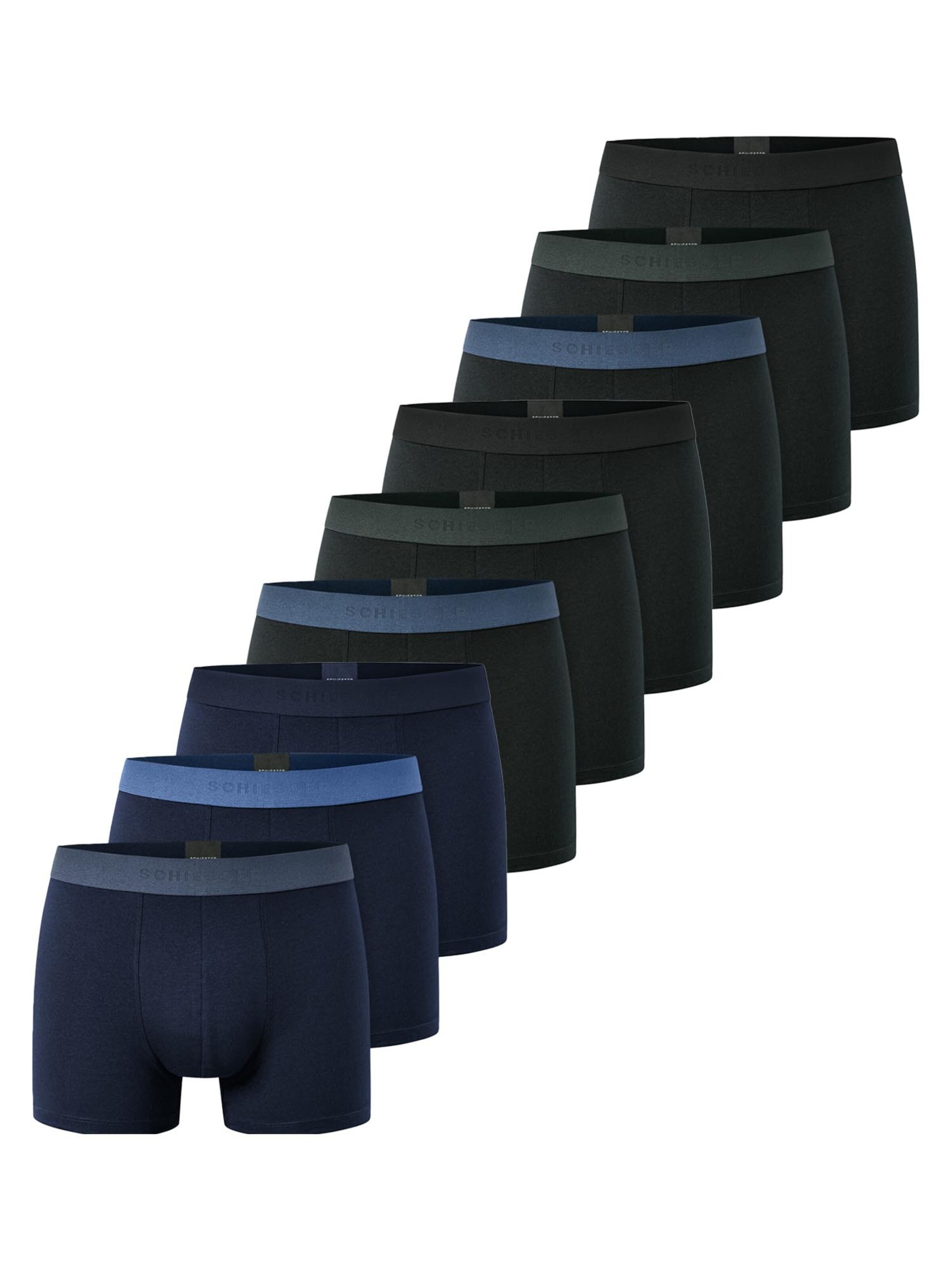 SCHIESSER Boxershorts '95/5 Cotton'‌‌‌‌‌‌ in Schwarz: Vorderseite