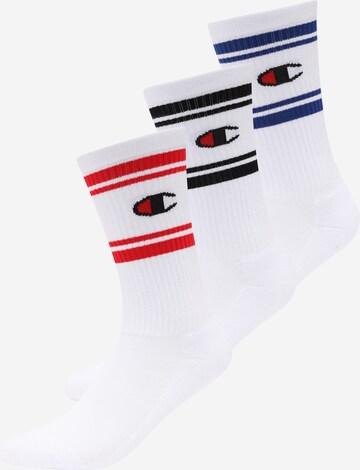 Champion Authentic Athletic Apparel Къси чорапи 'Seasonal' в бяло: отпред