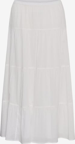 SOAKED IN LUXURY Rok 'SLRuna' in Wit: voorkant