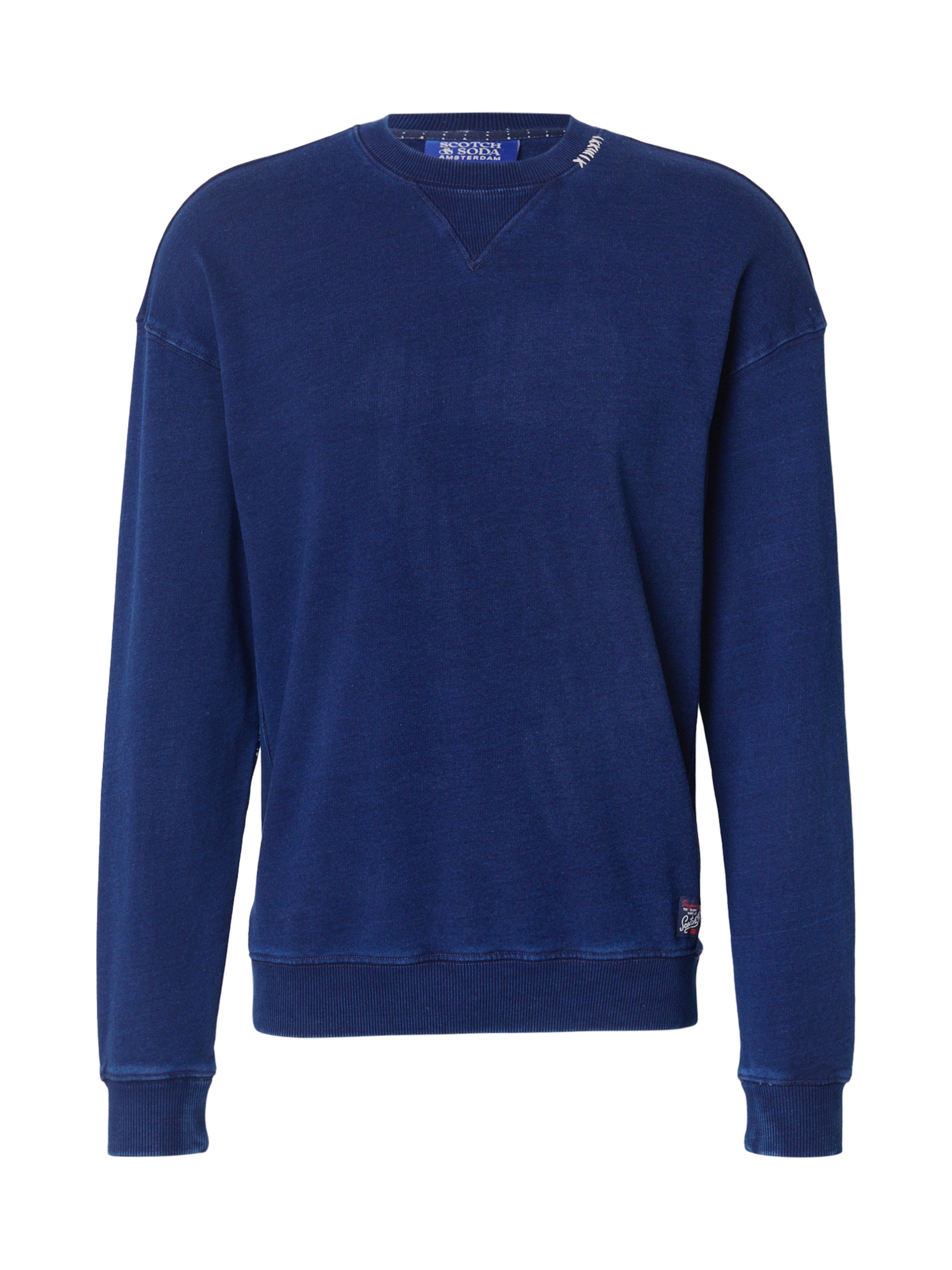 Bluză de molton de la SCOTCH & SODA pe albastru: față
