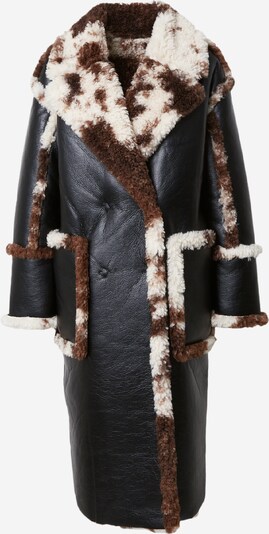 TOPSHOP Winter coat in Brown / Black / White, Item view