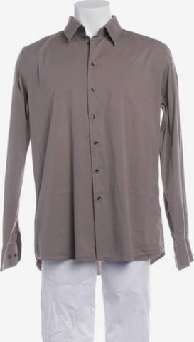STRENESSE Button Up Shirt in XS in Brown: front